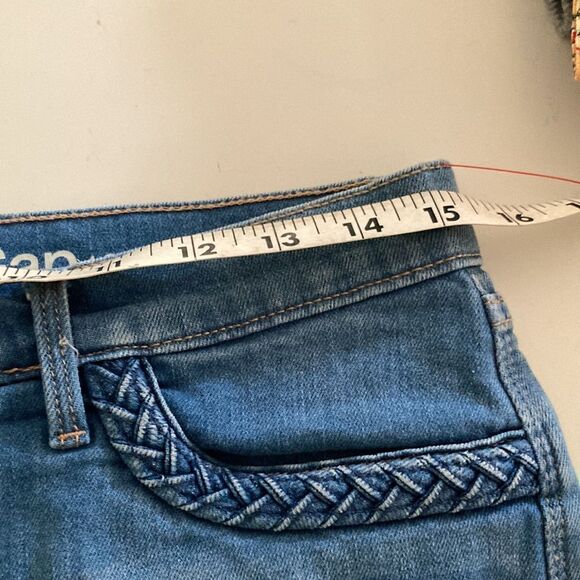 Gap authentic summer shorts with braided trim size 28 - Picture 6 of 9
